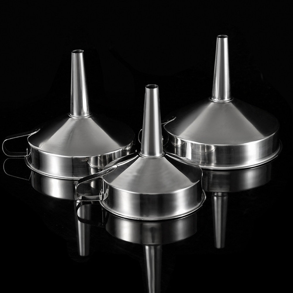 Kitchen Appliances Brand - 1Pc Stainless Steel Cooking Oil Funnel
