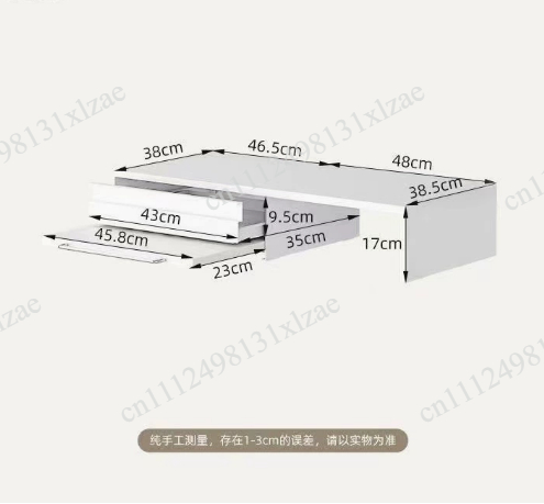 Kitchen Appliances Countertop - Sliding Drawer Microwave Oven Stand -
