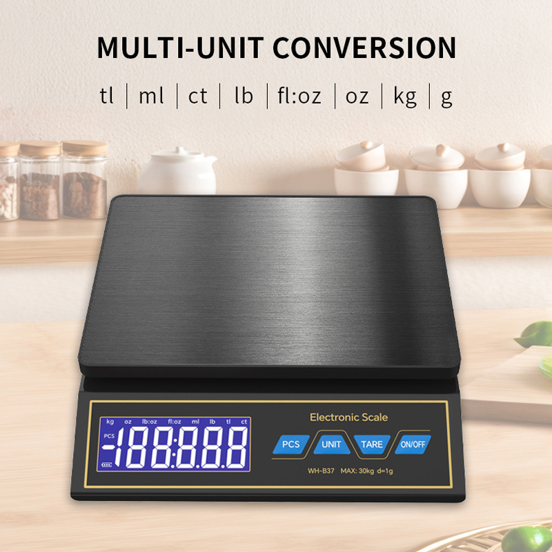Kitchen Appliances Online - Electronic Kitchen Scale Rechargeable Stainless Steel