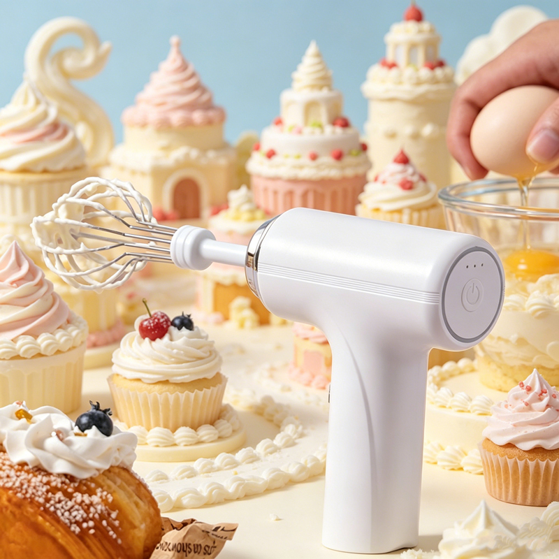 Yogurt Maker Electric - Wireless electric handheld egg beater with
