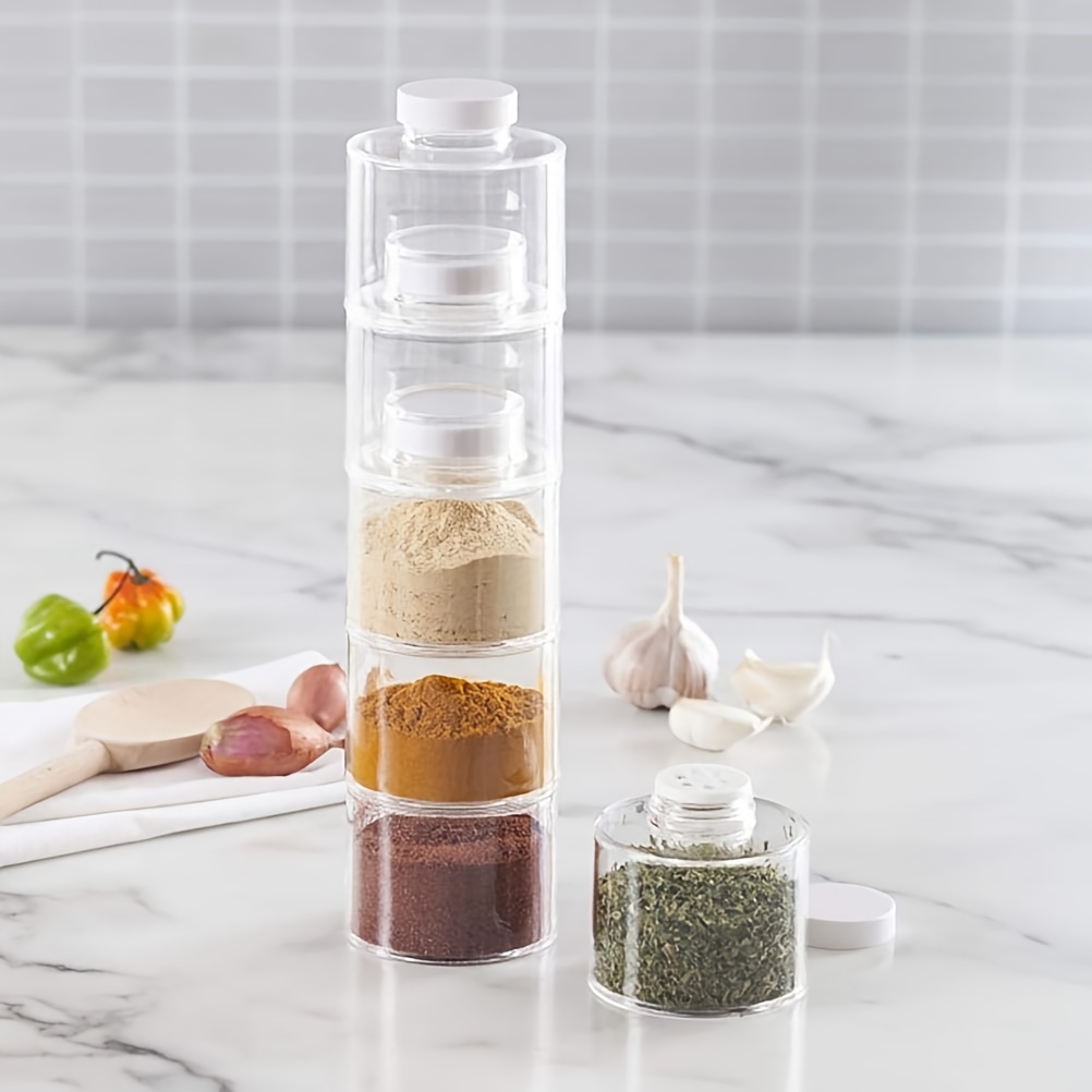 Kitchen Appliances Manufacturers - Stackable Spice Rack, Set of 6