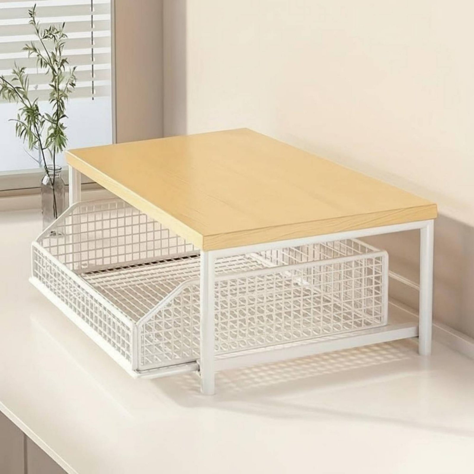 Kitchen Appliances Countertop - 2-Tier Kitchen Counter Rack Space Saving