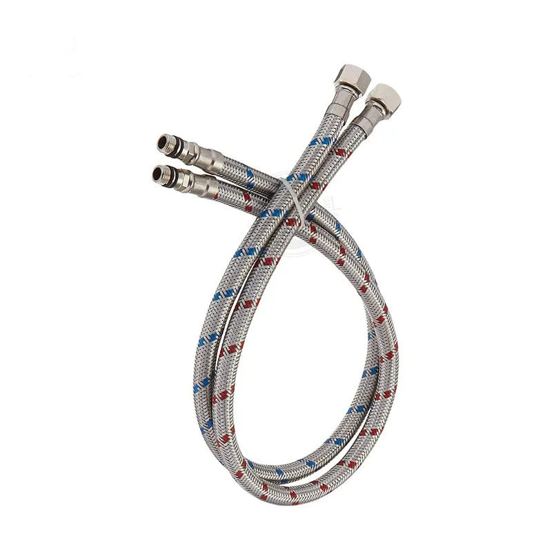 Kitchen Appliances Integrated - 2 Pack 60cm Stainless Steel Hose