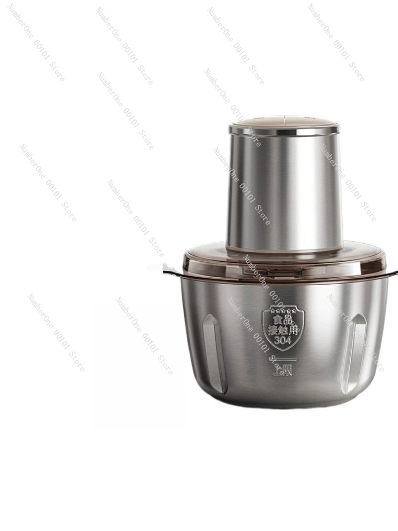 Food Processor Large - Stainless Steel Meat Grinder Household Fully