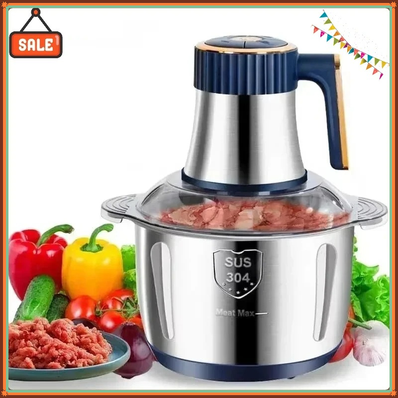 Food Processor Large - 5L Large Capacity Electric Meat Grinder