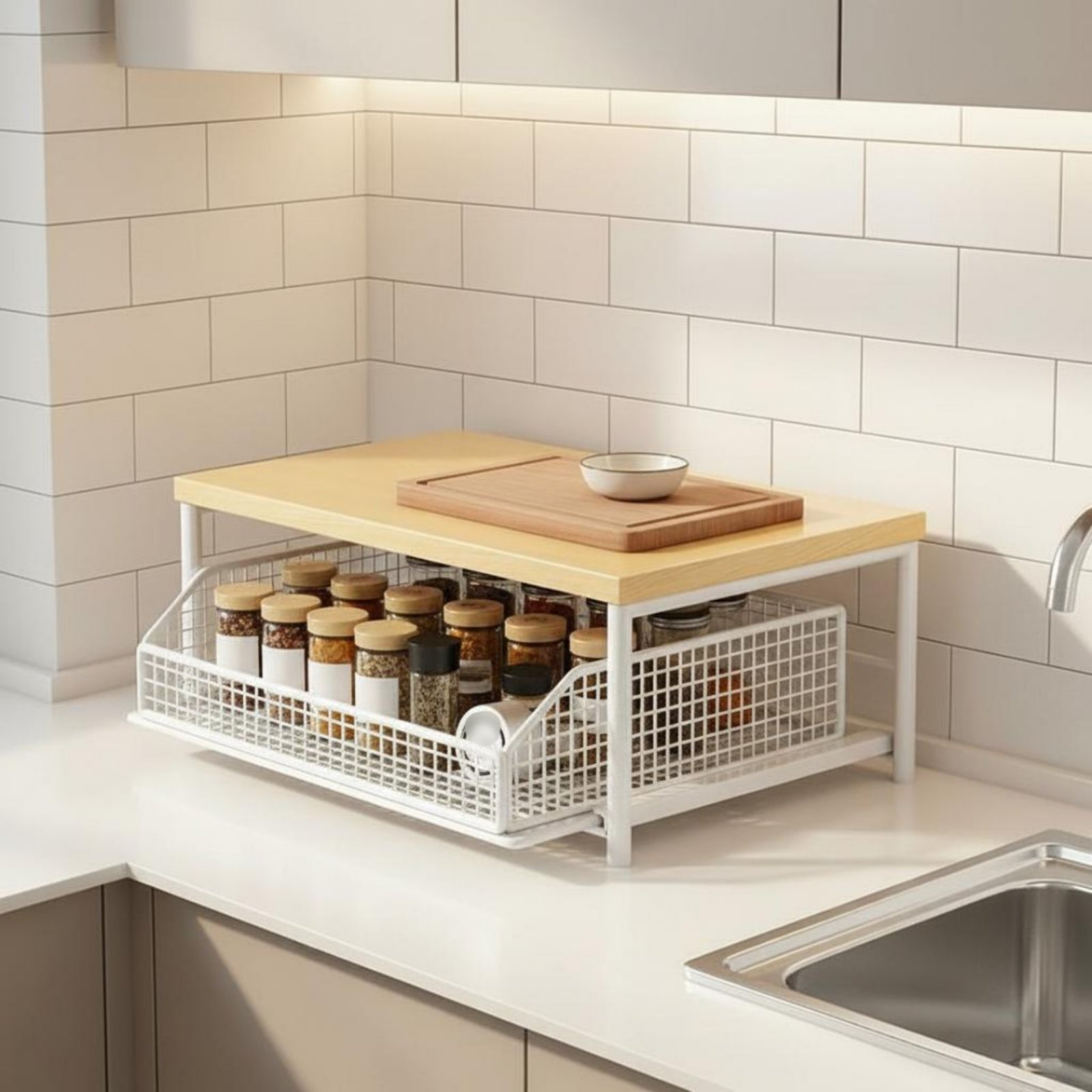2-Tier Kitchen Counter Rack Sp - огляд і ціна Kitchen Appliances Countertop