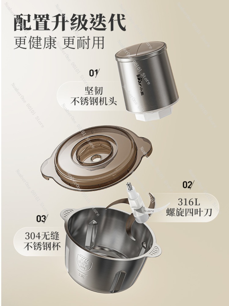 Stainless Steel Meat Grinder H - огляд і ціна Food Processor Large