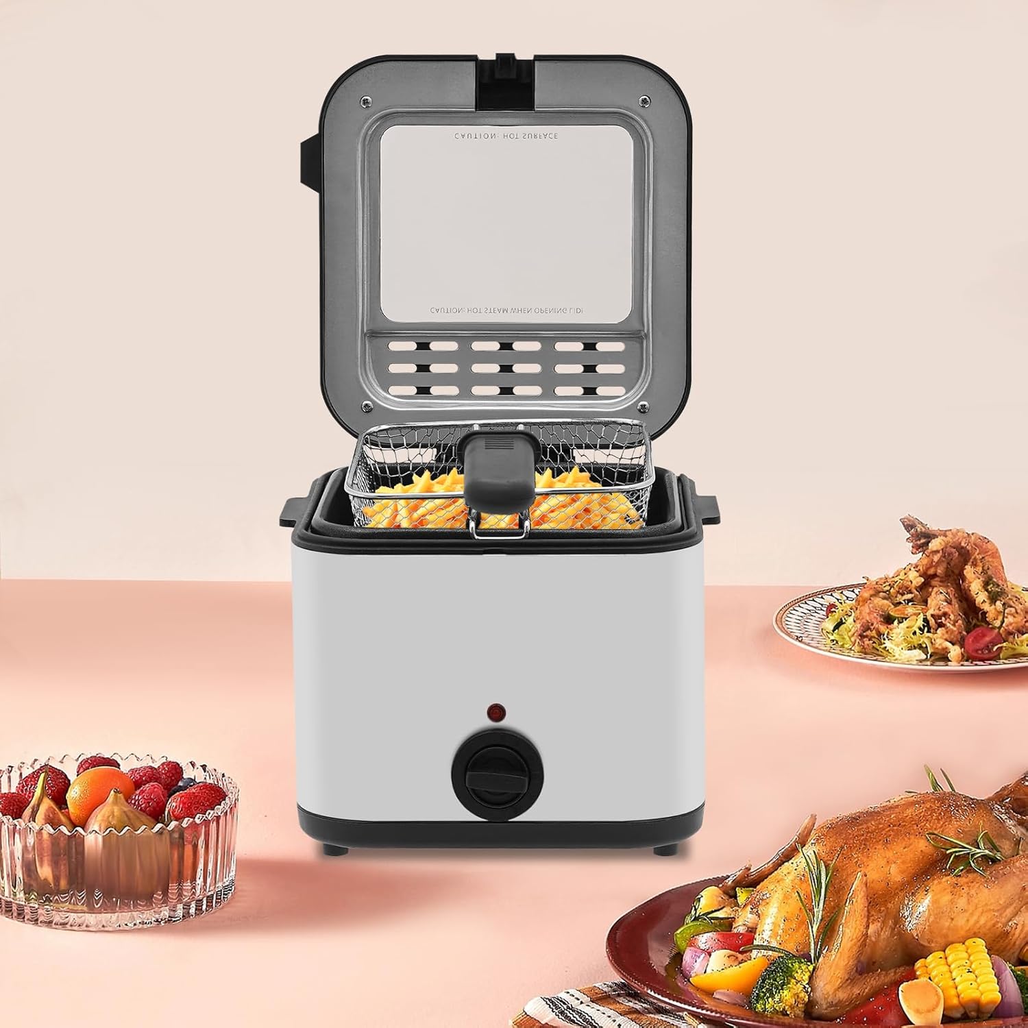 Countertop Electric Deep Fryer - огляд і ціна Kitchen Appliances Countertop