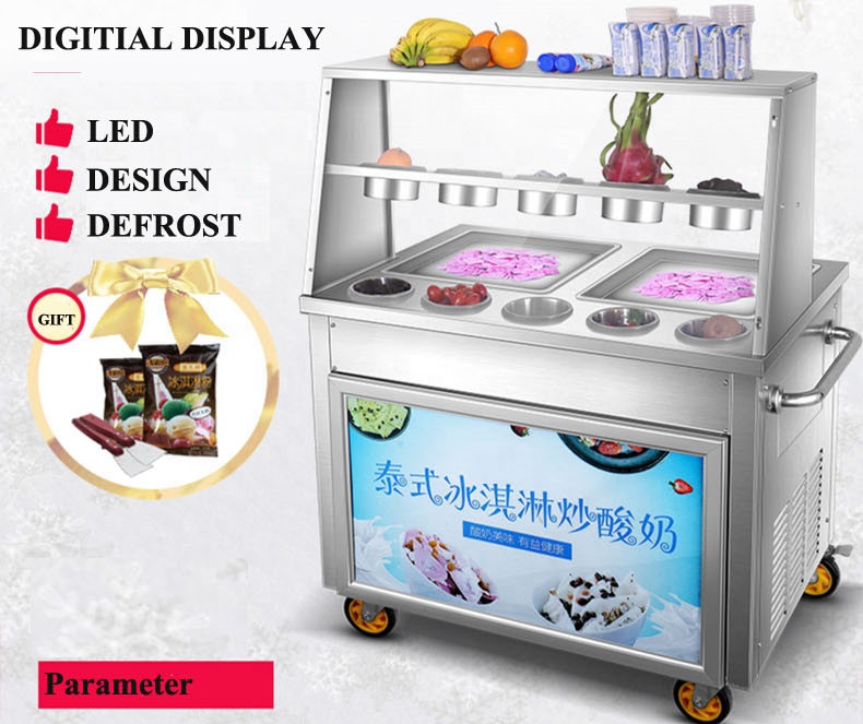 Frying Ice Machine Commercial  - огляд і ціна Yogurt Maker Electric