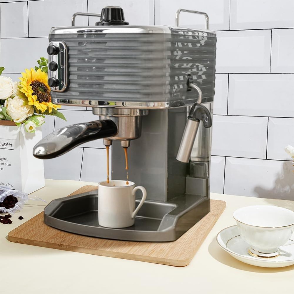 Bamboo Sliding Tray for Coffee - огляд і ціна Kitchen Appliances Countertop