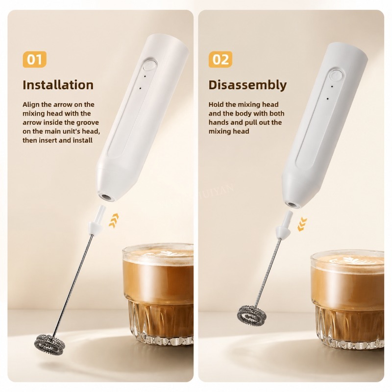 MINI Milk Frother USB Recharge - огляд і ціна Milk Frother Automatic