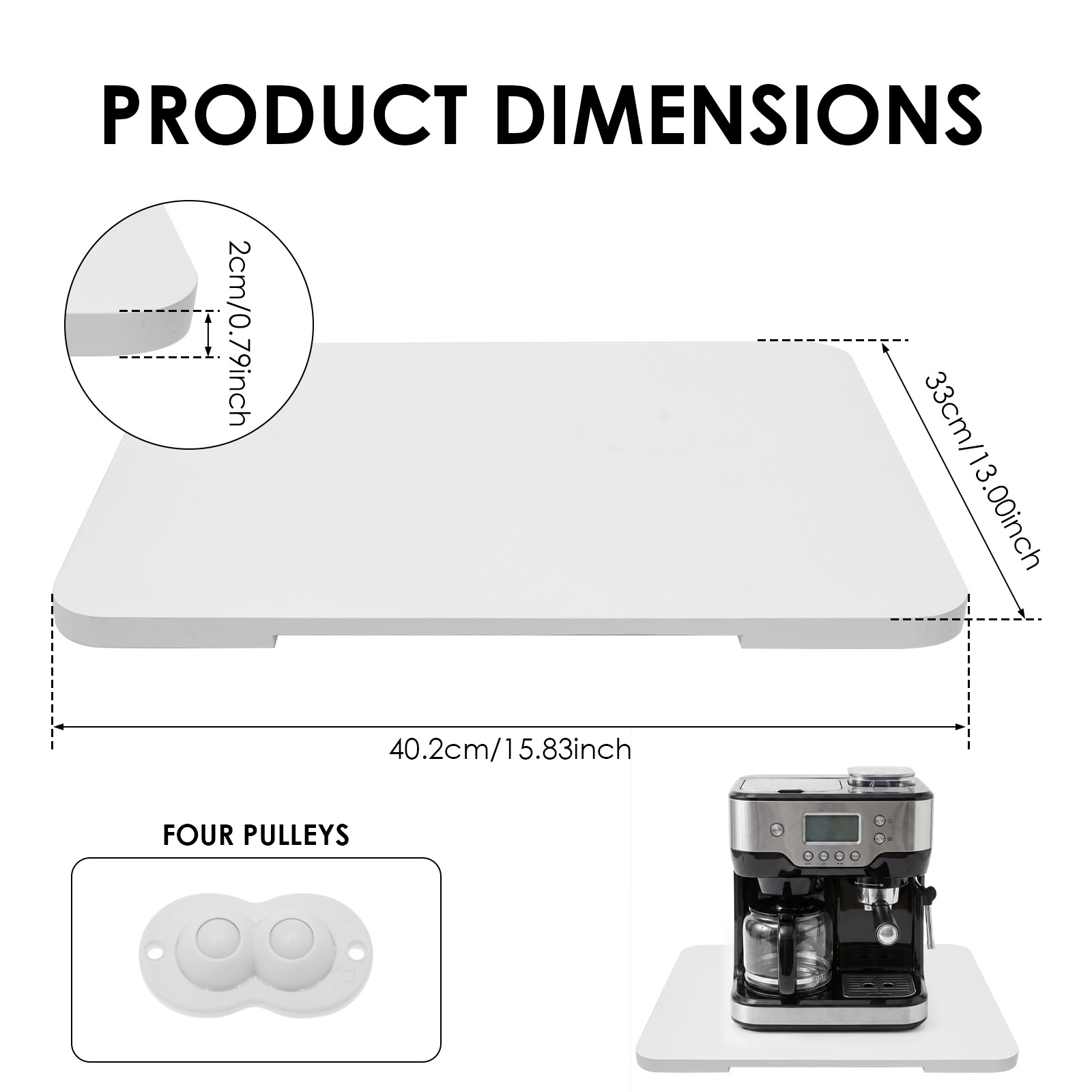 Kitchen Appliance Sliding Tray - огляд і ціна Kitchen Appliances Countertop